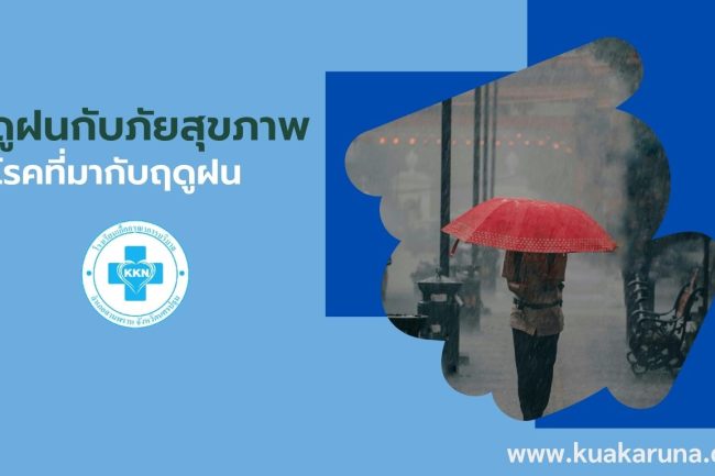 โรคที่มากับฤดูฝน